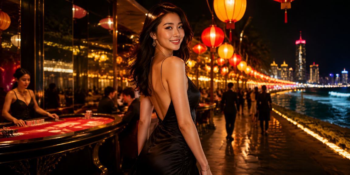 Người chơi baccarat tại khu vực chợ đêm Vũng Tàu thưởng thức không khí giải trí buổi tối